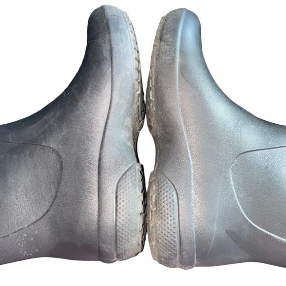 Crocs Dual Comfort Freesail Shorty Rain Boots with Front Lace Tie Black size 4 - Picture 3 of 12